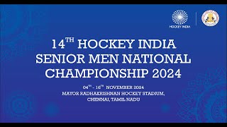 14th HOCKEY INDIA SENIOR MEN NATIONAL CHAMPIONSHIP 2024 MAYOR RADHAKRISHNAN HOCKEY STADIUMCHENNAI [upl. by Olnton]