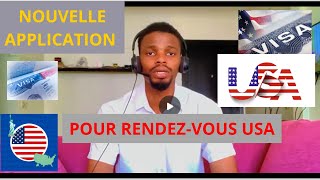 Comment prendre rendezvous USA ÉtatsUnis en 20242025 sur la nouvelle application depuis 🇸🇳🇫🇷 [upl. by Airetnohs]