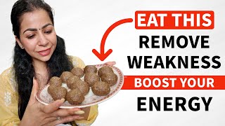 How to Remove Body Weakness and Boost Energy  Magical Ladoo  Benefits Uses In Hindi  Fat to Fab [upl. by Annahavas]