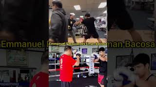 Jimuel Pacquiao Vs Eman Bacosa  Siblings Boxing Training Comparison [upl. by Lauree]