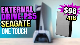 Cheapest ps5 External Storage  Seagate One Touch 4TB on PS5 [upl. by Aiekat]