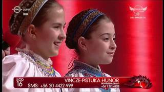 Fölszállott a páva 2015 dec 11 középdöntö Karácsonyi Anna és Szombat Sára [upl. by Letha231]