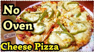 Pizza At Home  No Oven Pan Pizza n Pizza Sauce Recipe  Cook With Monika [upl. by Alesi]