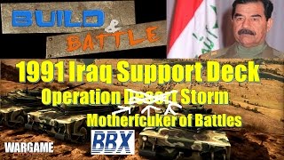 Wargame Red Dragon  Iraq Support Deck  Build and Battle [upl. by Jaela895]