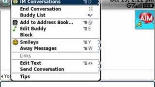 TMobile Sidekick LX  Instant Messaging [upl. by Cohberg200]