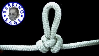 Knot Tying The Linemans Loop [upl. by Nolyd990]