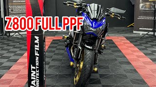 Z800 CAT BARU FULL BODY PPF [upl. by Zaob]