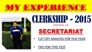 Clerkship type test ক্লার্কশিপ টাইপ টেস্ট my experience [upl. by Otsedom707]