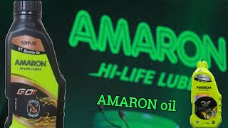 AMARON engine oil car ke liye sab se accha oil synthetic oil use in bike [upl. by Barbabas]