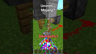 Mojang Wth shorts minecraft itsmejames minecraftglitches minecraftshorts fyp [upl. by Eclud]