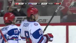 0 2 Goal GUSEV Nikita Switzerland Russia U20 Hockey World Championship 2012 [upl. by Killion382]