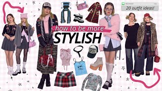 how to make your outfits more stylish 20 STYLING IDEAS [upl. by Armalda401]