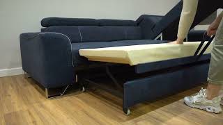 Corner Sofa Bed  AUSTINO [upl. by Nohsad975]