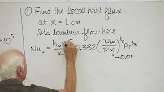 Heat Transfer 25  Flat plate convection heat transfer examples Flows over cylinders [upl. by Bartlett941]