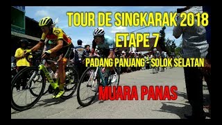 Tour de Singkarak 2018 etape 7 Padang panjang  Solok Selatan [upl. by Relyks]