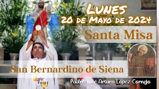 âœ… MISA DE HOY lunes 20 de Mayo 2024  Padre Arturo Cornejo [upl. by Jacey775]