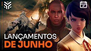 LANÇAMENTOS de JUNHO 2024 DLC de ELDEN RING DESTINY 2 e MAIS PC PLAYSTATION XBOX SWITCH [upl. by Brittni]