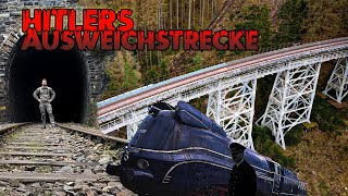 Führer Ausweichstrecke Eisenbahn Viadukt Bunker Führerzug Drittes Reich Reichsbahn KlappspatenTV [upl. by Acinad]