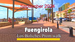 Fuengirola🇪🇸its September 2024 and a great day for a walk a long Los Boliches promenade✨🏖️ [upl. by Anek272]