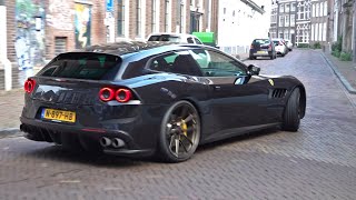 Ferrari GTC4Lusso V12 with Novitec Exhaust  Wheels Revs Exhaust Sounds [upl. by Trub981]