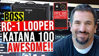 Boss RC1 Loop Station Killer Demo  Fantastic Looper [upl. by Kleinstein]