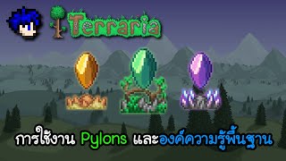 การใช้งาน Pylons และองค์ความรู้พื้นฐาน  Terraria 14 Mobile [upl. by Ellerud430]