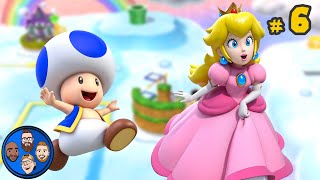 World 6 Into the Clouds  Super Mario 3D World Multiplayer 6 [upl. by Schrick485]