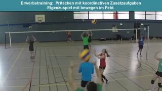 Erwerbstraining Pritschen mit koordinative Zusatzaufgaben [upl. by Bambi314]