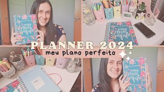 planner 2024  meu plano perfeito organizando a vida pessoal e páginas finais [upl. by Kam]