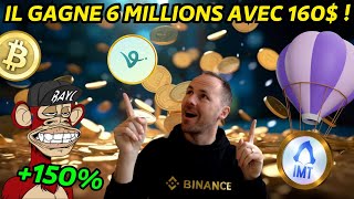 IL GAGNE 6M SUR UNE CRYPTO  RETOUR DES NFT  AIRDROP GAMING GRATUIT [upl. by Atirys]