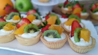 Meyveli tartolet tarifıMini tart tarifıanneyemek [upl. by Leandro]