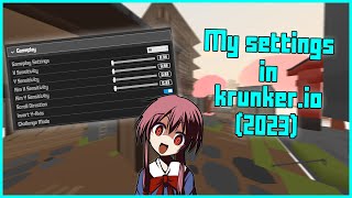 My krunker settings 2024  Krunkerio [upl. by Rye385]