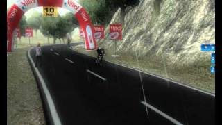 Pro Cycling Manager 2010 Gameplay Commentary Le Tour de France 2010  Stage 15 [upl. by Keiko664]