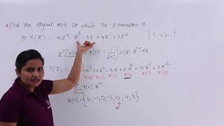 Inverse ZTransform Problem Example [upl. by Dadinirt604]