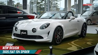 Unveiling the 2025 Fiat 124 Spider A Breathtaking Blend of Vintage Charm and Modern Technology [upl. by Cirdor361]