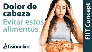 Alimentos buenos y malos para los dolores de cabeza o cefaleas tensionales [upl. by Sammons]