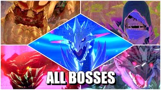 Monster Hunter Stories 2  All Bosses amp All Boss Fights [upl. by Trudi]