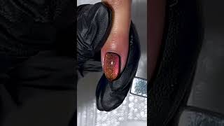 Gelish Vernis Gel Can You Candle It  Cats Eye Magnetic Refection [upl. by Igig435]