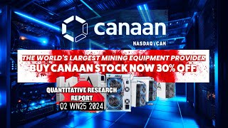 CANAAN INC STOCK UNDERVALUED BY 30 Q2 2024 INVESTMENT ANALYSIS [upl. by Ttesil]