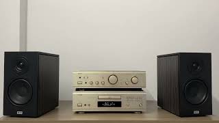 Ampli DENON PMA390IV DENON DCD1550AR loa HECO AURORA 300  HCM 0932669633Zalo [upl. by Gisella]