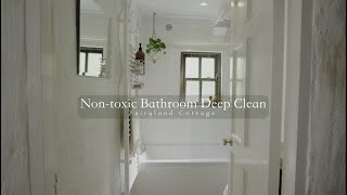 Nontoxic Bathroom Deep Clean  August at Fairyland [upl. by Madalyn378]