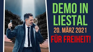 🔴 Demo in Liestal  20 März 2021  Für Freiheit Organisiert von StillerProtest [upl. by Hairehcaz912]