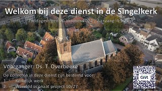 20241020  Zondagmorgendienst Ds T Overbeeke [upl. by Kape]