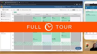 Full Tour Bookedin online appointment scheduling [upl. by Otir963]