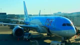 Flight report TUIfly ✈ Dreamliner B7878 ✈ AMSCuraçaoAruba [upl. by Atilam]