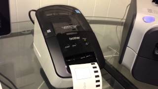 Brother ql700 label printer [upl. by Heiskell264]