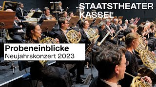 PROBENEINBLICKE  NEUJAHRSKONZERT 202223 [upl. by Ankeny342]