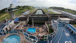 Panama Canal Transit New Locks and Lane [upl. by Burford]