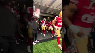 49ers  Rams Enter Field [upl. by Tager]