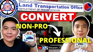 LTO CONVERT NON PRO TO PROFESSIONAL 2023  CHANGE CLASSIFICATION W ADDITIONAL RESTRICTIONS [upl. by Thetis]